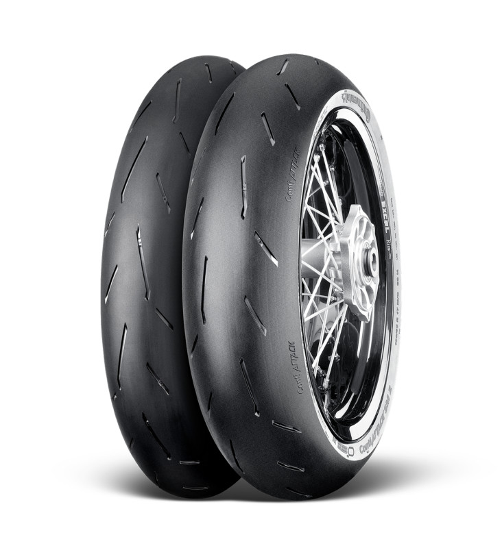 For Continental ContiAttack SM 2 110/70R17 M/C 54H TL Front Supermoto Tire