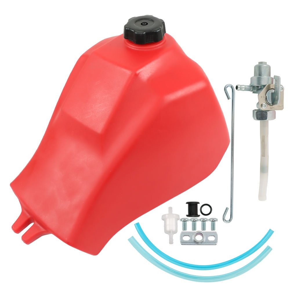 Fuel Tank with Cap and Fuel Petcock for Honda ATC185 ATC185S ATC200 ATC200S New