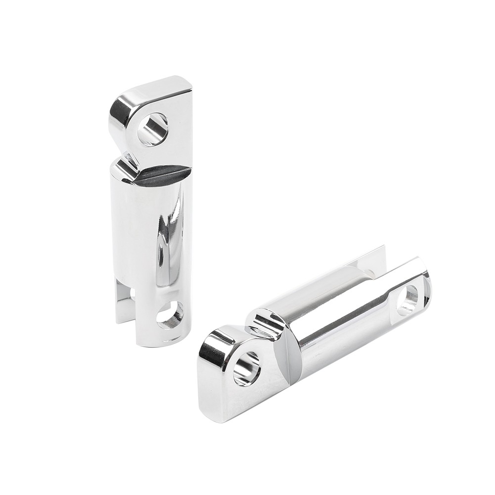 2pcs Male Mount Foot Peg Extensions For Harley Sportster Softail Dyna Touring