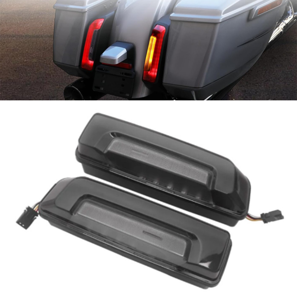 Rear Fender LED Saddlebag Side Light For Harley Touring Road Street Glide 2024+