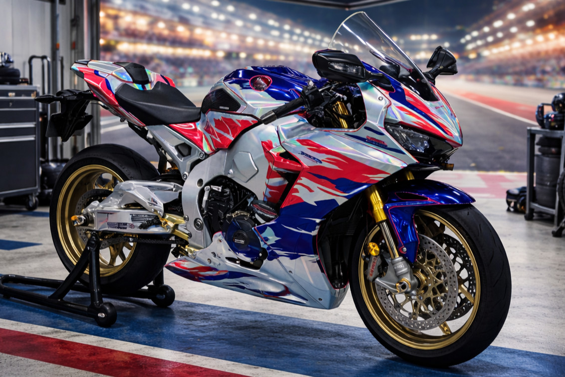 HONDA CBR 1000RR / White Rose Design