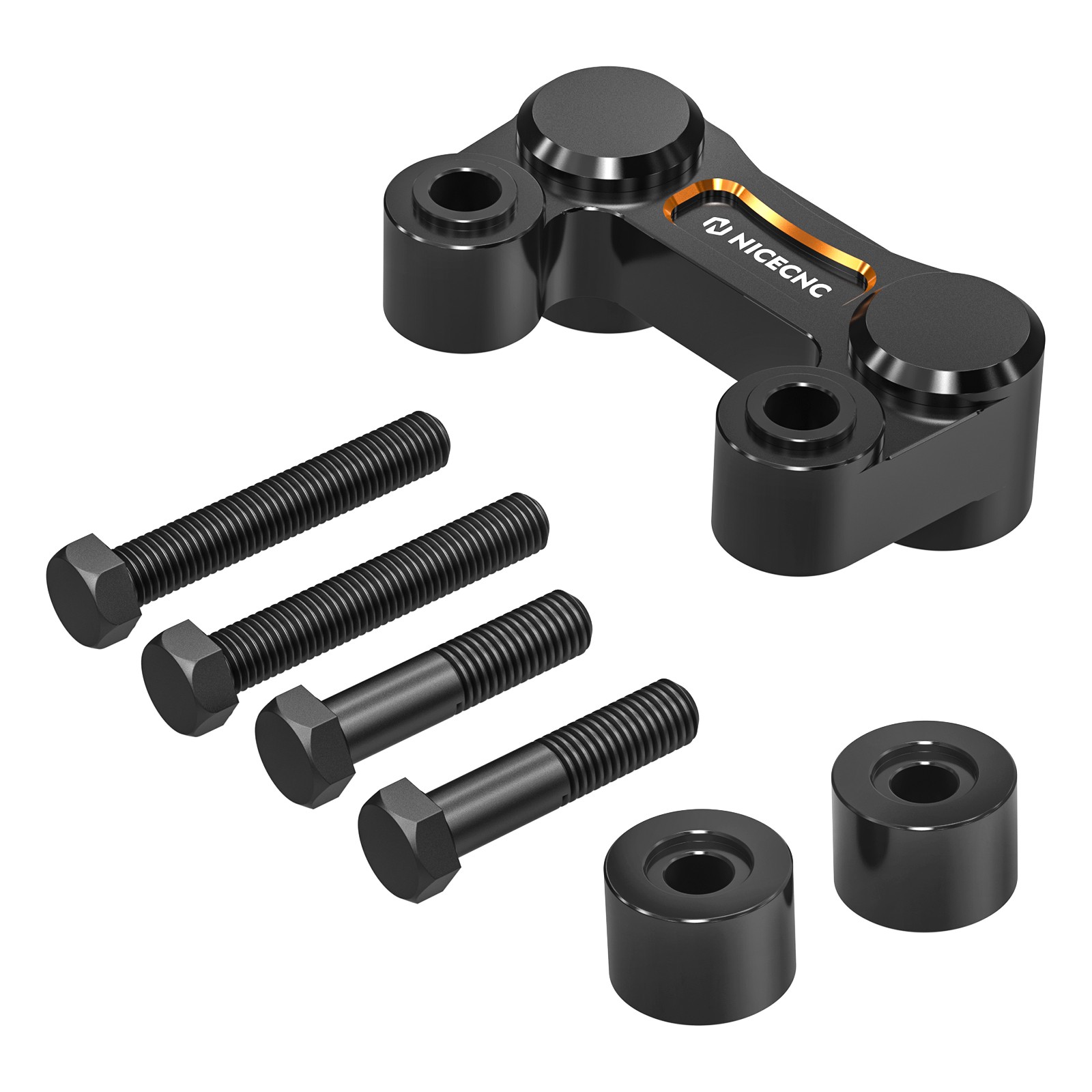 NICECNC 2.5″ Riser 1.5″ Pull Back Plate For Harley Street Bob FXBB 107 FXBBS 114