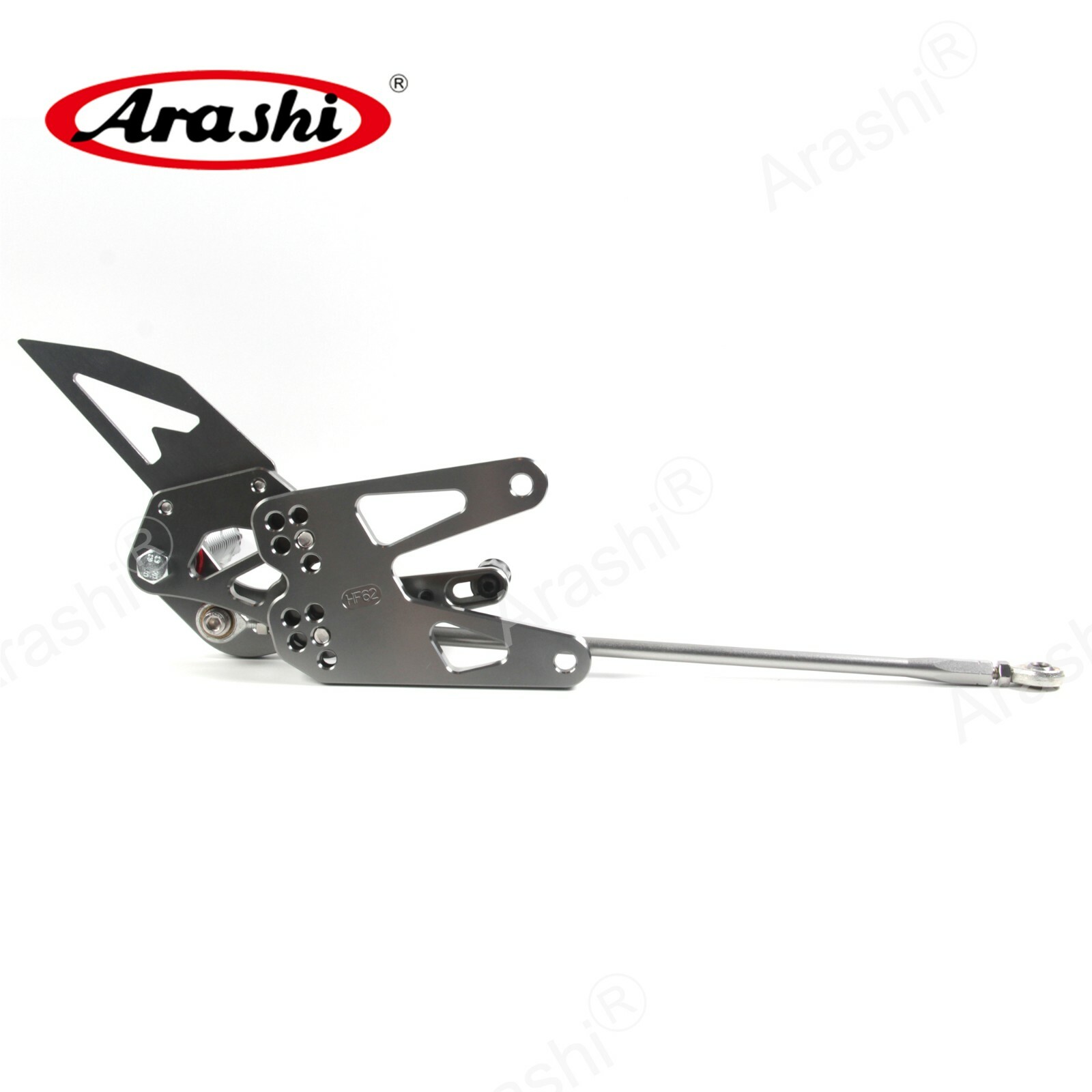 Arashi Footrest Rearsets Foot Pegs Pedal For Yamaha YZF R6 2003-2005 YZF-R6 GRAY