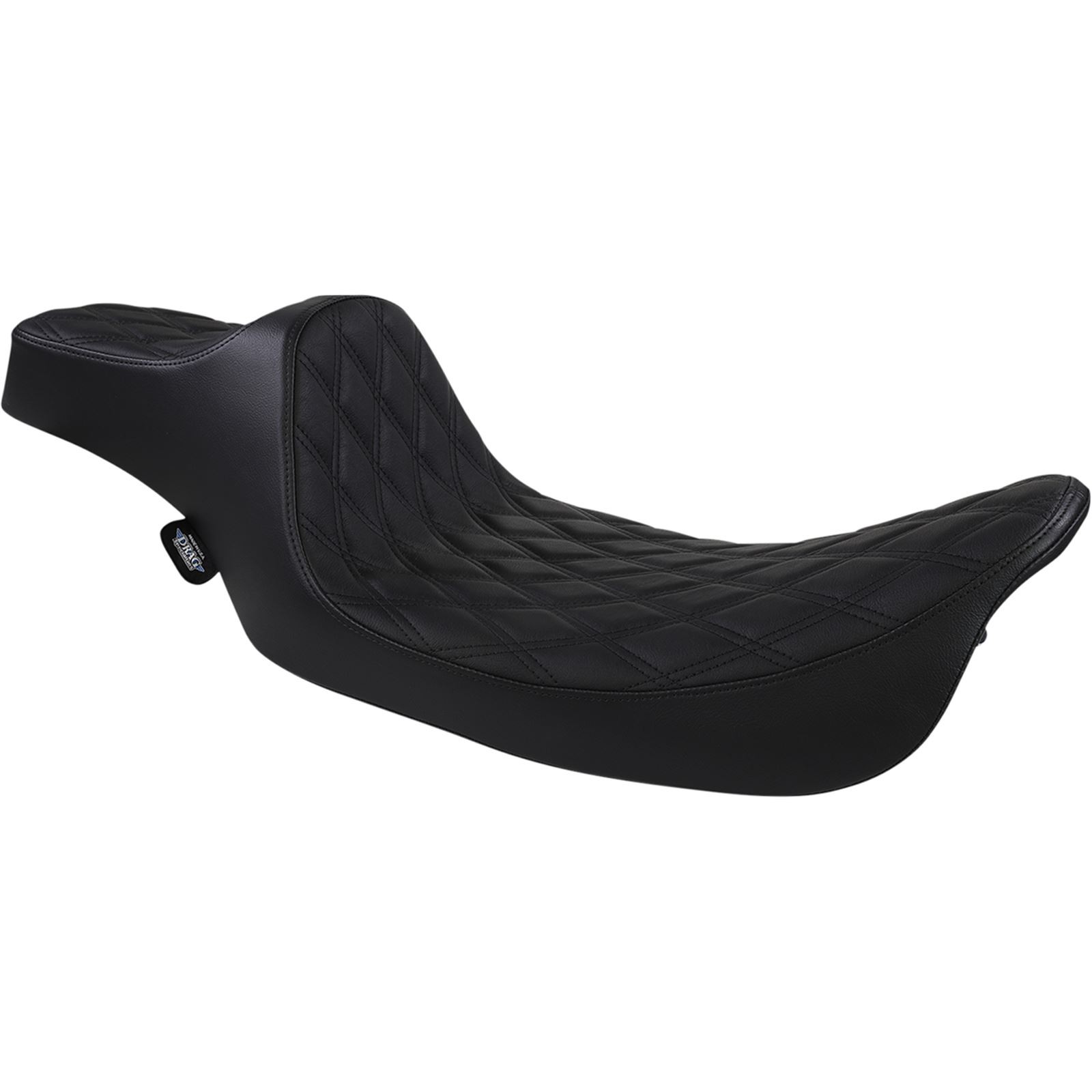 Drag Specialties Extended Reach Predator III Seat – Double Diamond 0801-1369