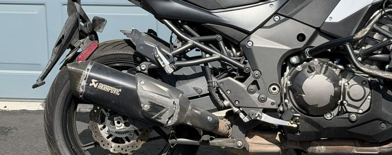 2019-2025 KAWASAKI – Versys 1000 – Akrapovic Titanium Sports Exhaust Slip On Dmg