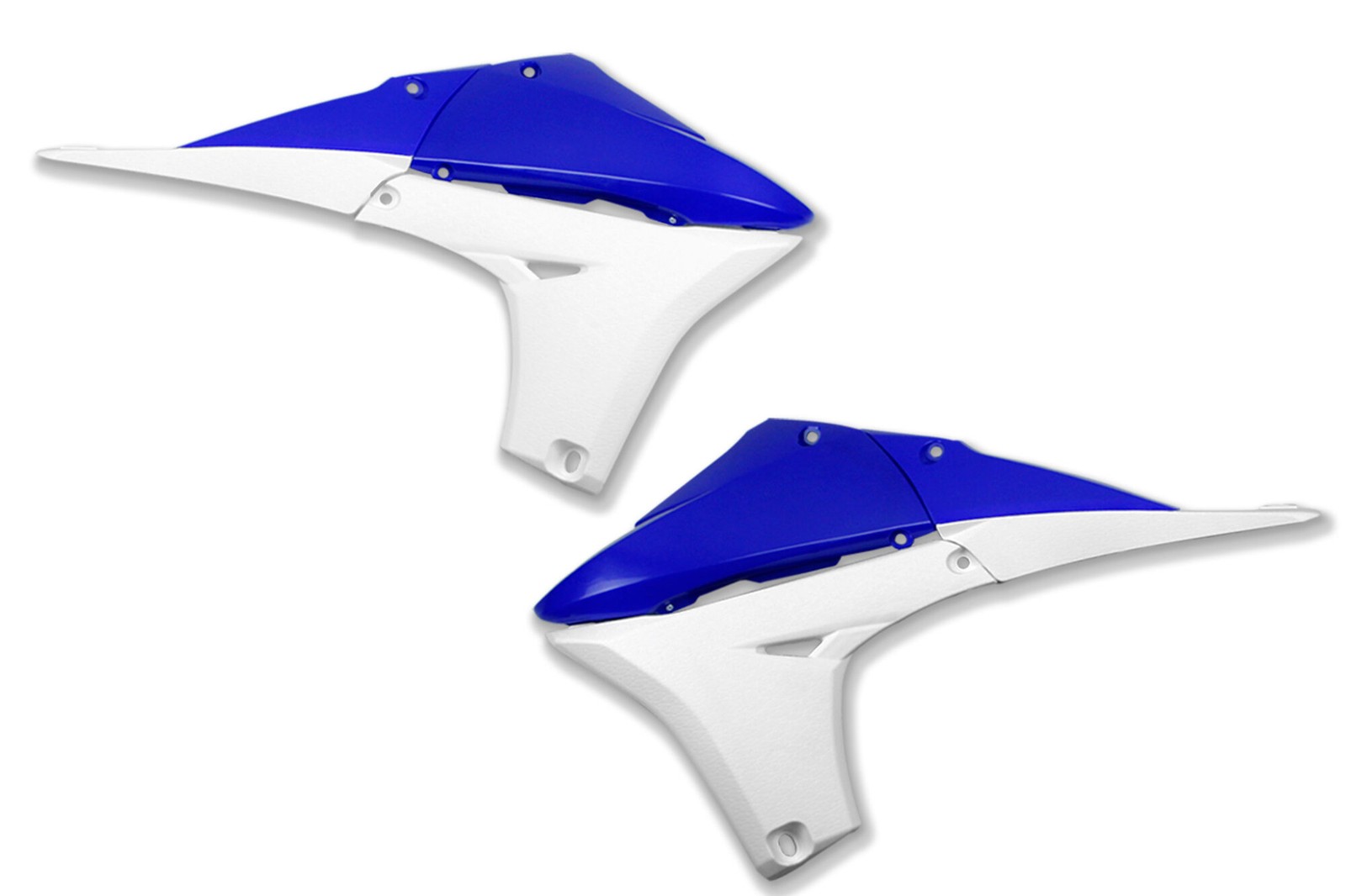 Polisport Blue, White Radiator Shroud Set 10-13 YZ450F