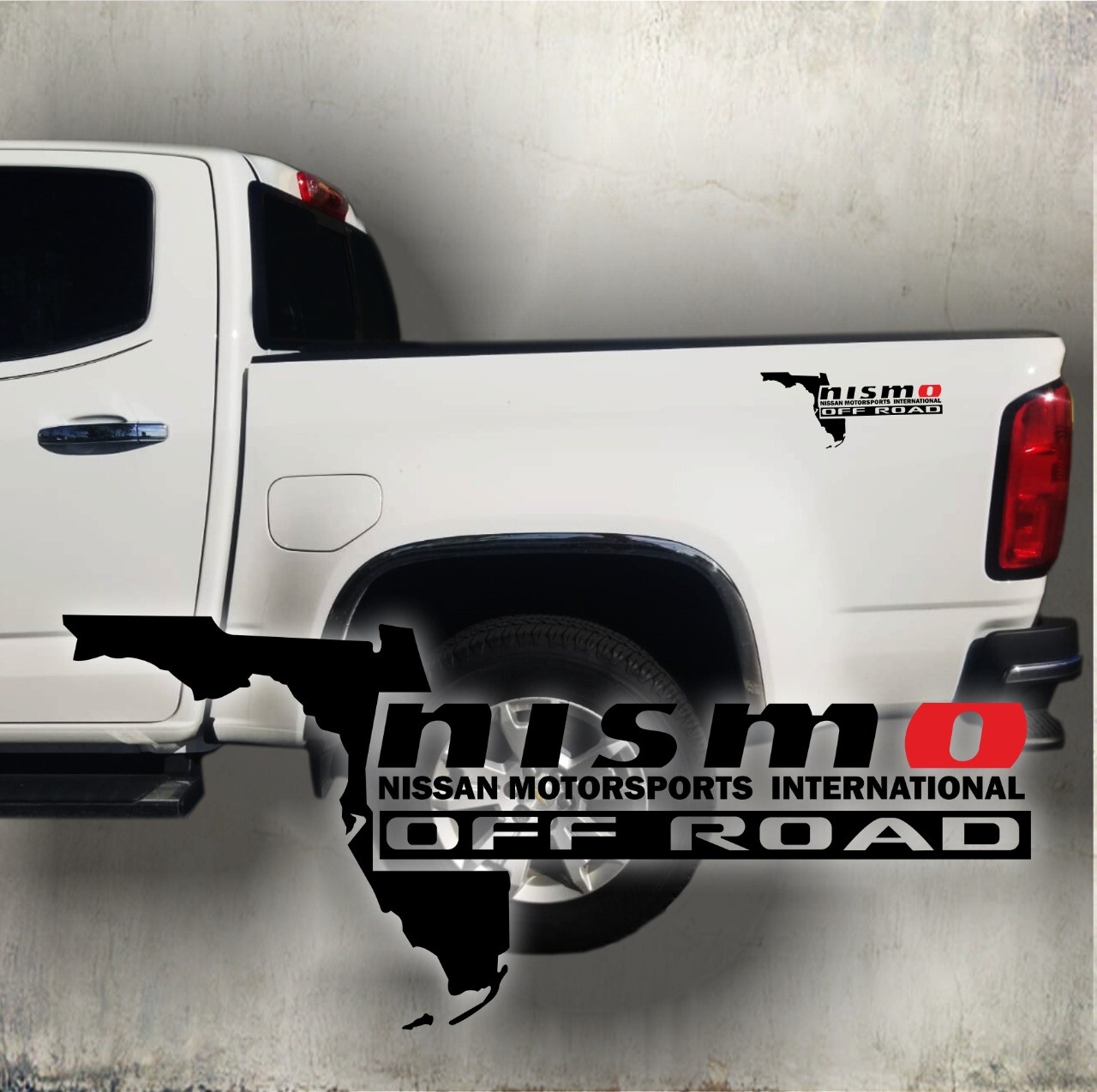 NISMO OFF ROAD Map Florida Decals Stickers, Graphics Set