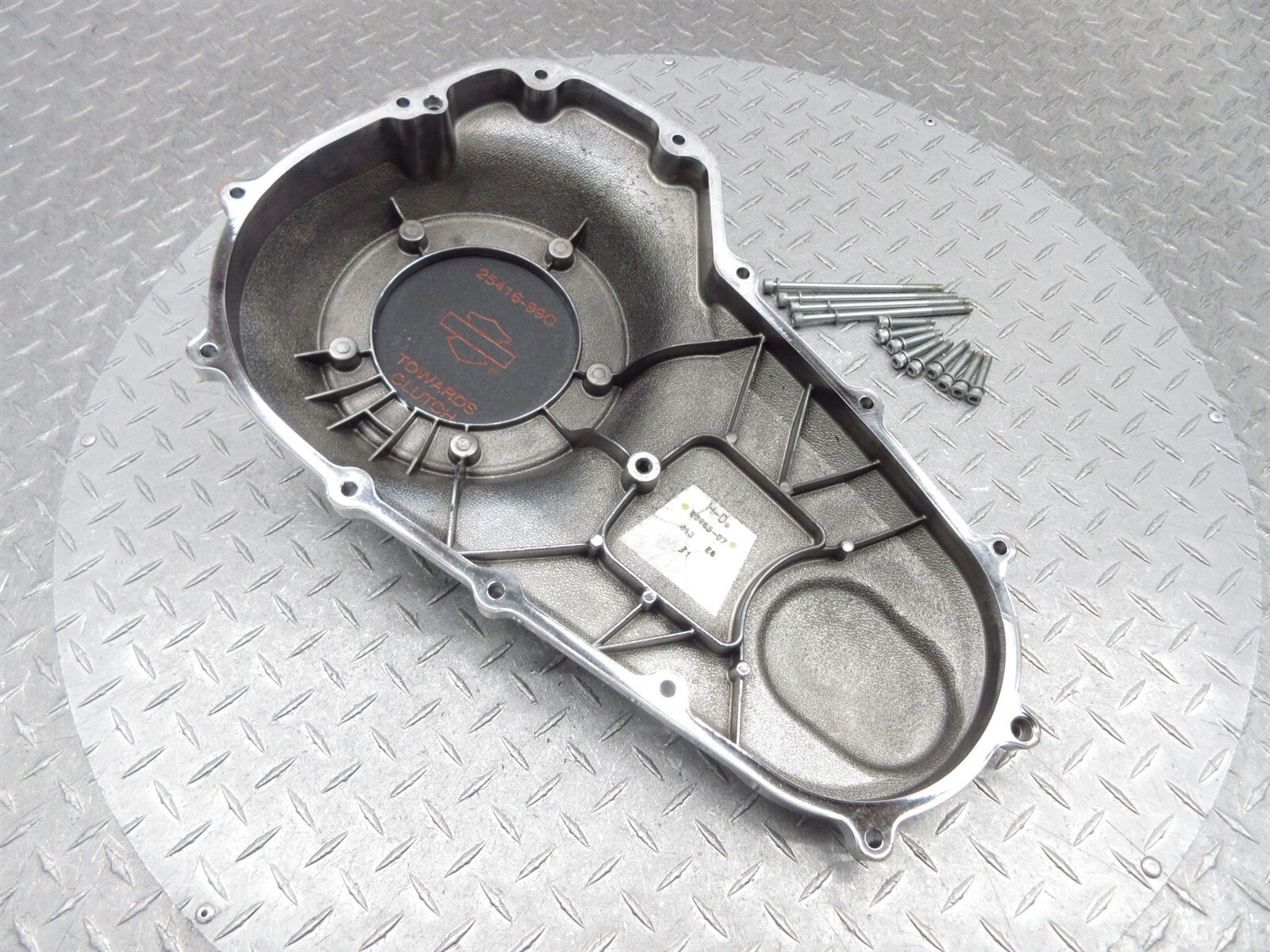 2012 Harley Tri Glide Classic FLHTCUTG Clutch Outer Primary Engine Side Cover