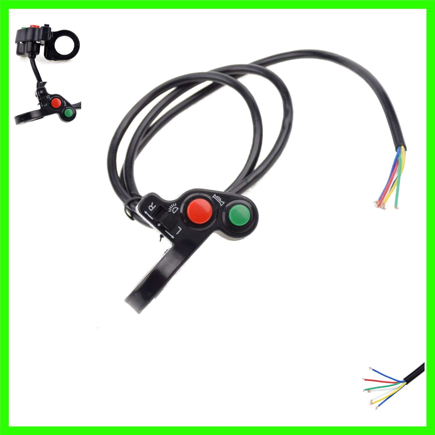 Durable Head Light Switch for Scooter, ATV, and Dirt Bikes – On/Off Control