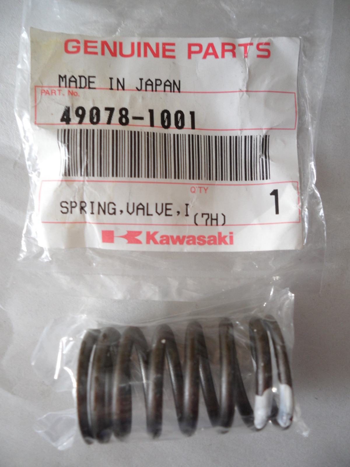 OEM Kawasaki Spring, Valve, Inner #49078-1001 for KZ1000,KZ550,KZ650,KZ750,ZX750