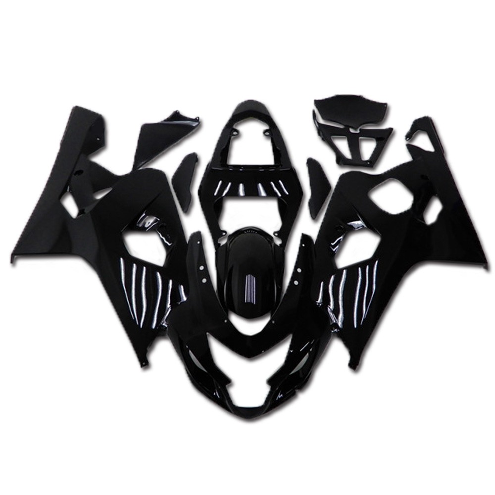 US Stock Fairings Bodywork for 2004 2005 GSXR600 GSXR 750 K4 Suzuki Black FSME
