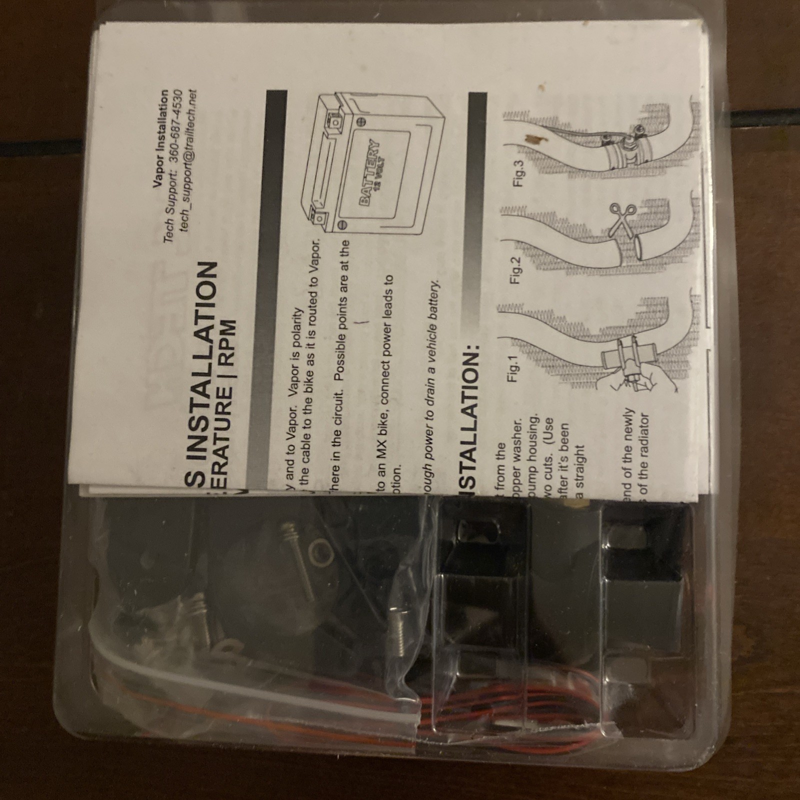 Trail Tech Vapor Digital Speedometer Tachometer Honda 2004-2006 #75-401 Open Box