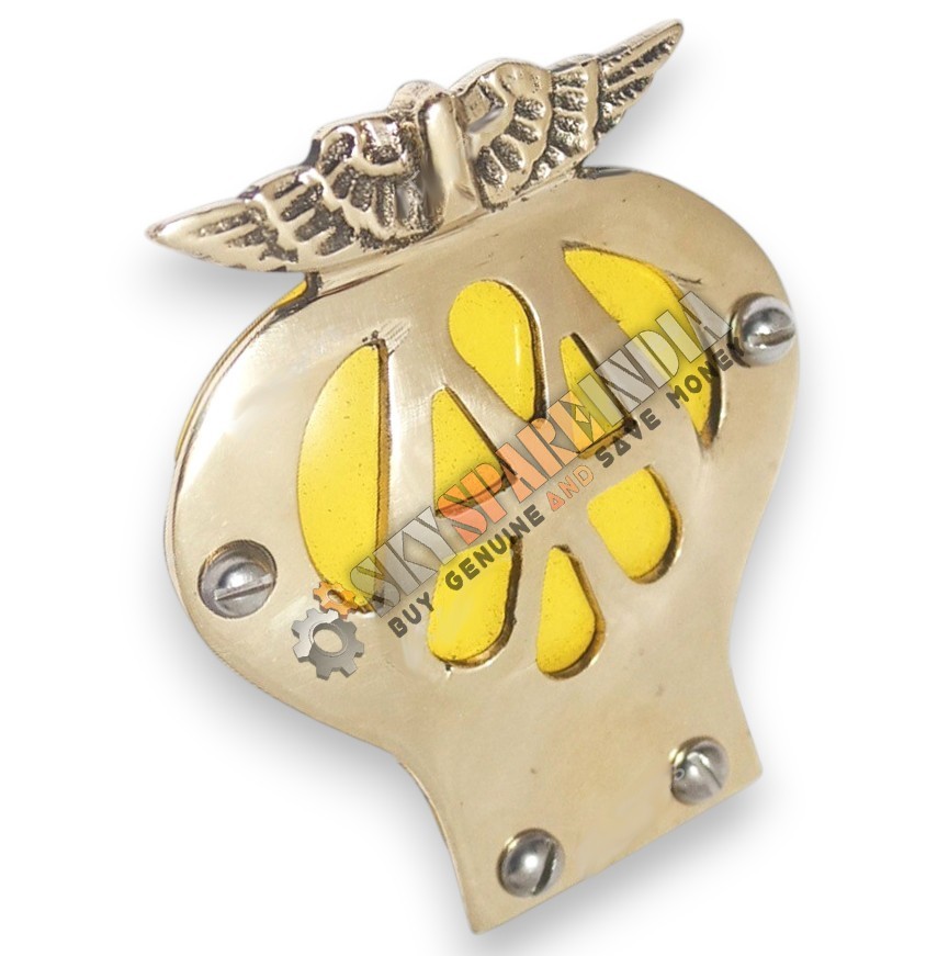Vintage Brass AA Association Membership Car Bike Badge Emblem