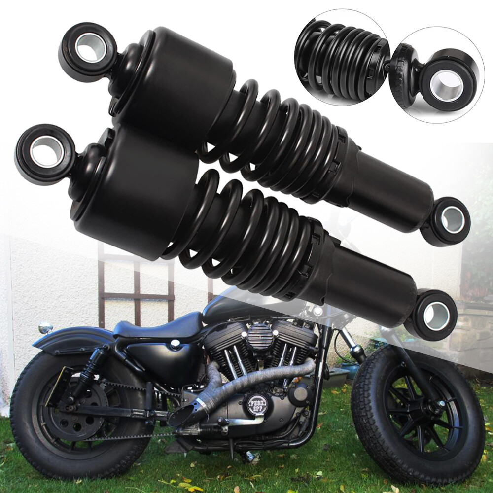 10.5″ Rear Absorber Shocks For Harley Dyna Fat Bob Low Rider Wide Glide Lowering