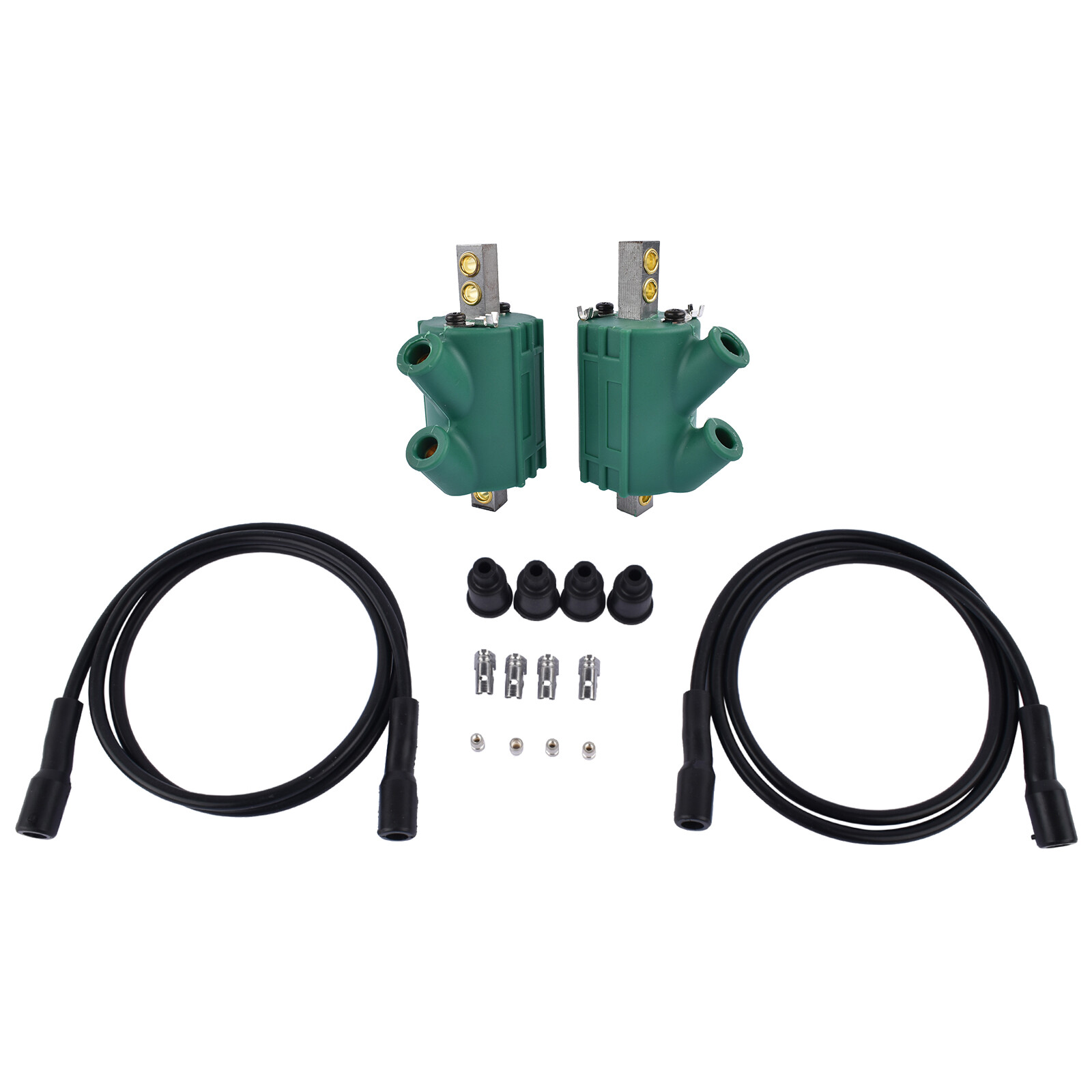 For Kawasaki KZ1000 1979-80 Ignition Coils 3 ohm Dual Output DC1-1 Wires DW-200