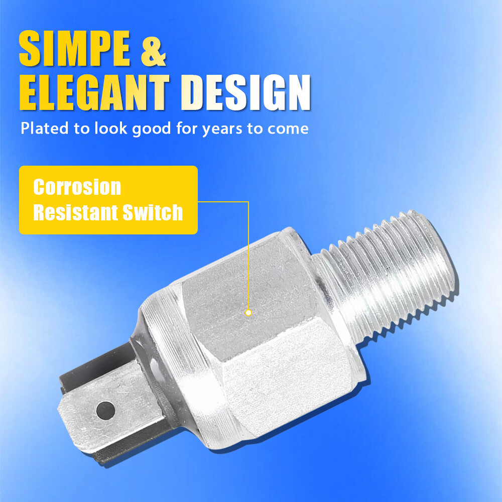 Hydraulic Rear Brake Stop Light Switch Cable Fit For Harley-Davidson Replacement