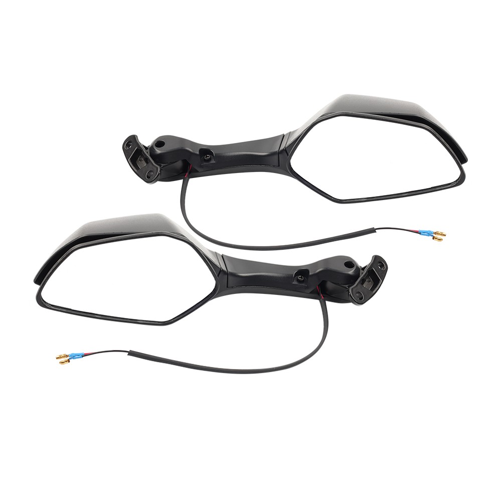 Rear View Mirrors w/ Turn Signals For Kawasaki Ninja ZX10R 2016-2022 2023