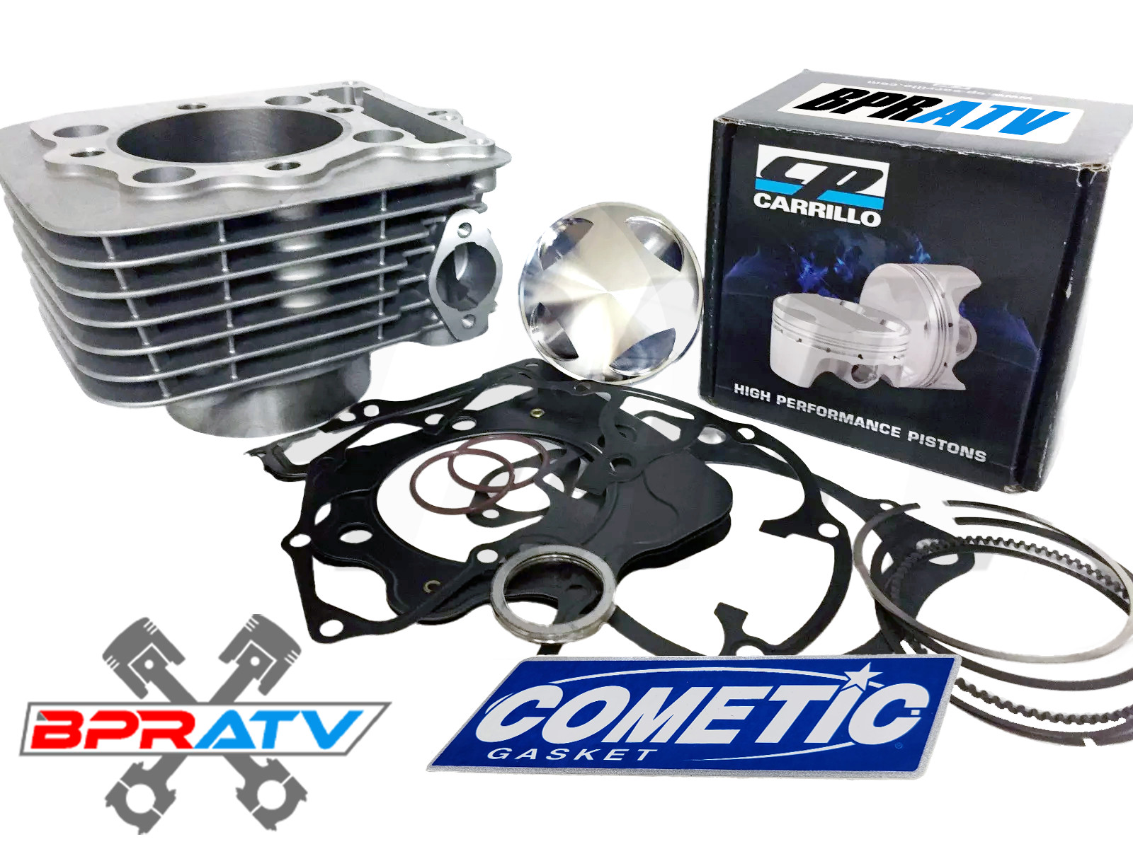 Honda 400X XR400 XR 400R Top End Cylinder Kit CP Piston Gaskets Stage 1 Hot Cams