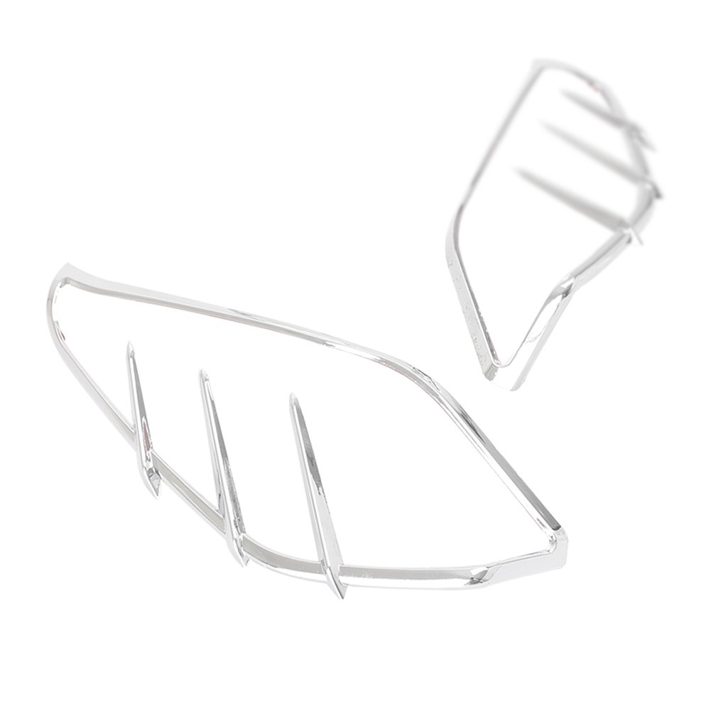 Pair Chrome Mid-Frame Deflectors Trim Fit Harley Touring 2009-2016 2015 2010 14