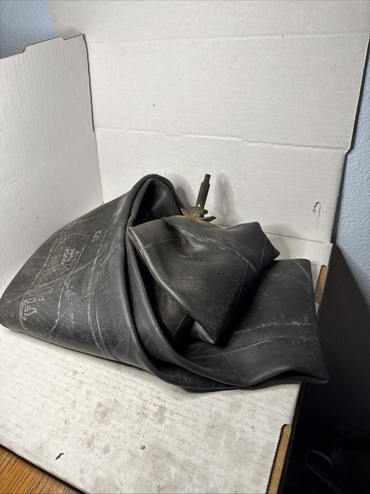INNER TUBE 4.75 5 X 19” FORD MODEL A 1930 1931 407 Made USA 2” Stem Firestone