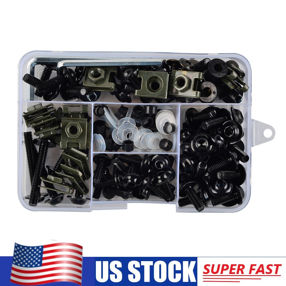 Complete Fairing Bolts Kit For Kawasaki Ninja ZX6R 636 ZX6RR 2003 2004 2005 2006