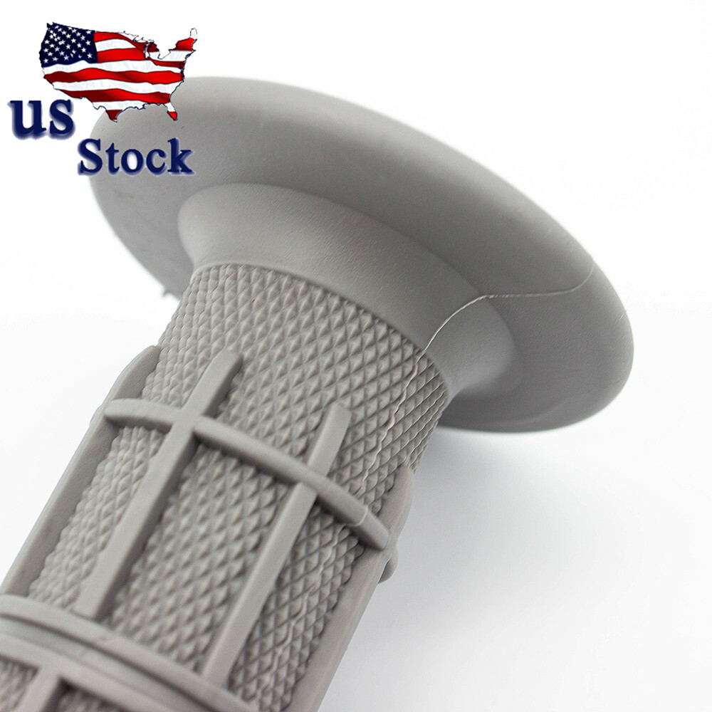 1xPair Rubber 7/8″ Motorcycle Handle bar Hand Grip ATV Dirt pit Bike US Stock