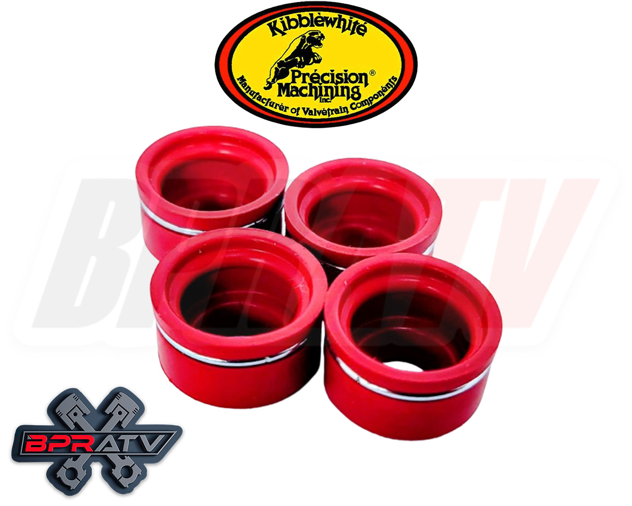 75-79 Honda GL1000 GL 1000 Gold Wing Kibblewhite RED Viton Valve Seals Set of 8