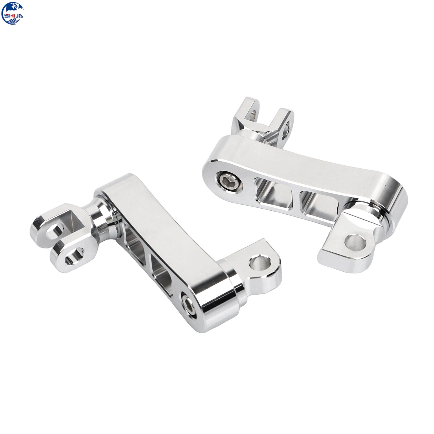 Chrome Foot Peg Male Mount Extensions For Harley Sportster XL 883 1200 Road King