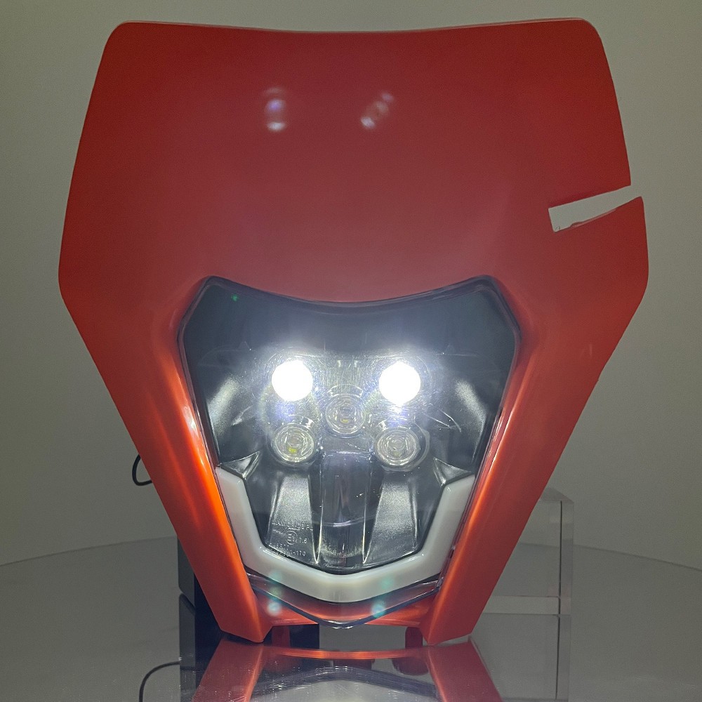 Motorcycle Headlight LED Enduro for KTM EXC XC SX MX XC 125 250 300 450 Orange