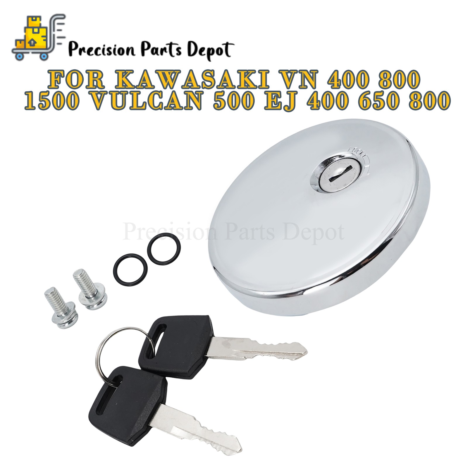 Fuel Gas Tank Cap Lock Keys W/2 Keys For Kawasaki Vulcan 800 VN800-A 95-01