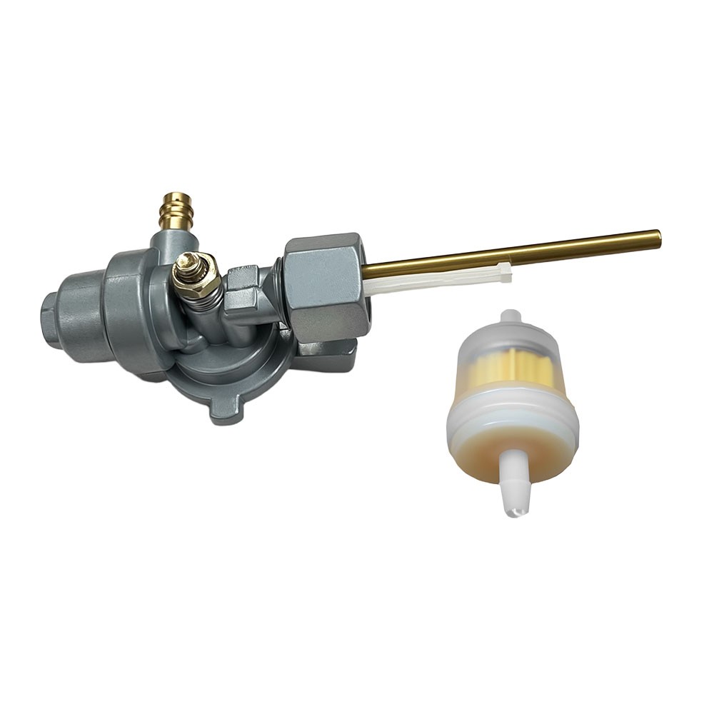 1PCS For 1981-1983 Yamaha MX80 Fuel Valve Gas Engine Tank Petcock Switch&Filter