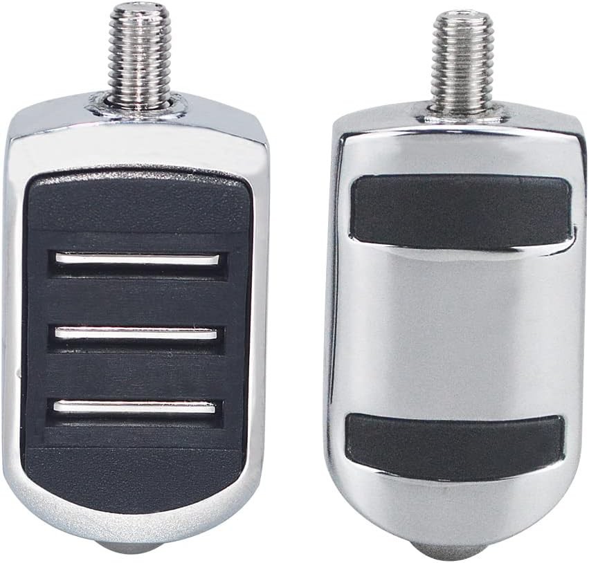2 x Streamliner Heel/Toe Shifter Pegs for All models Touring Roa Color: Chrome