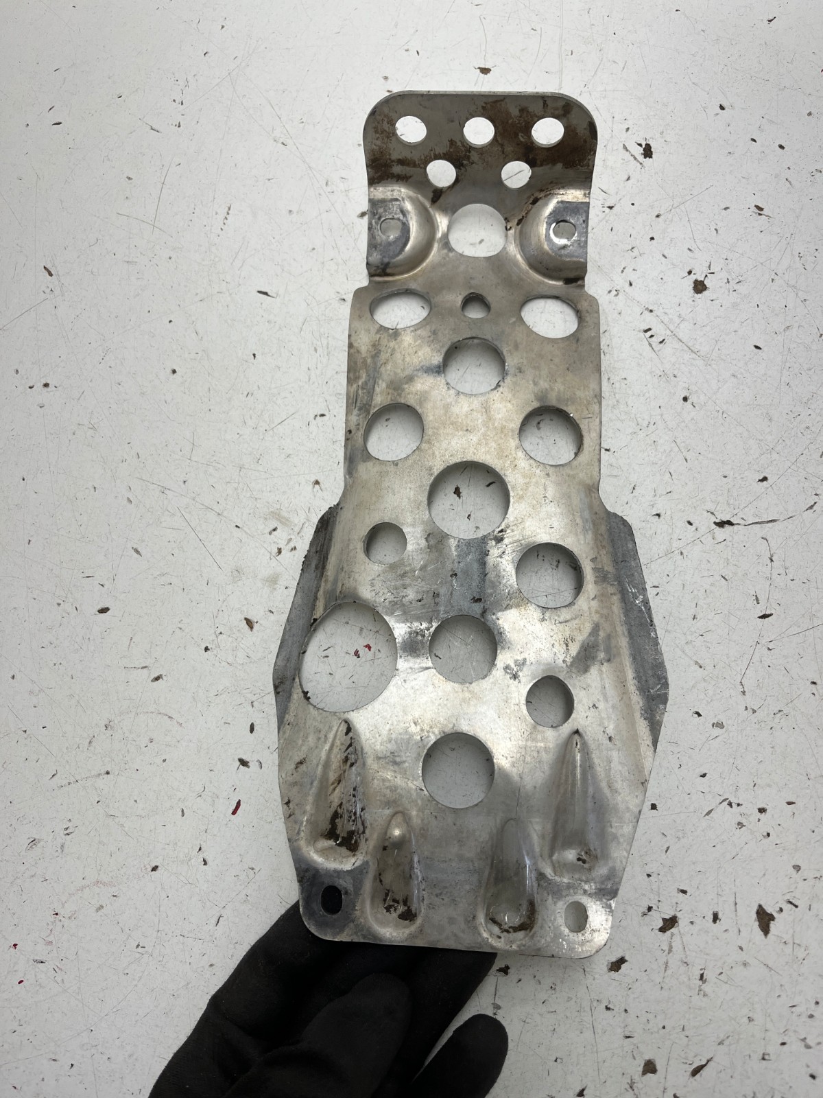 07 2007 Kawasaki KX250F Kx 250f OEM Stroke Skid Plate Engine Motor Bash Guard