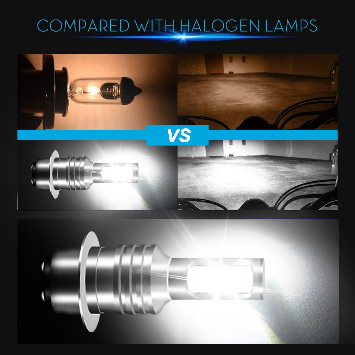2 Ultra Hi/Lo LED Cornering Light Bulbs for Honda Gold Wing GL1500 SE 1998–2000