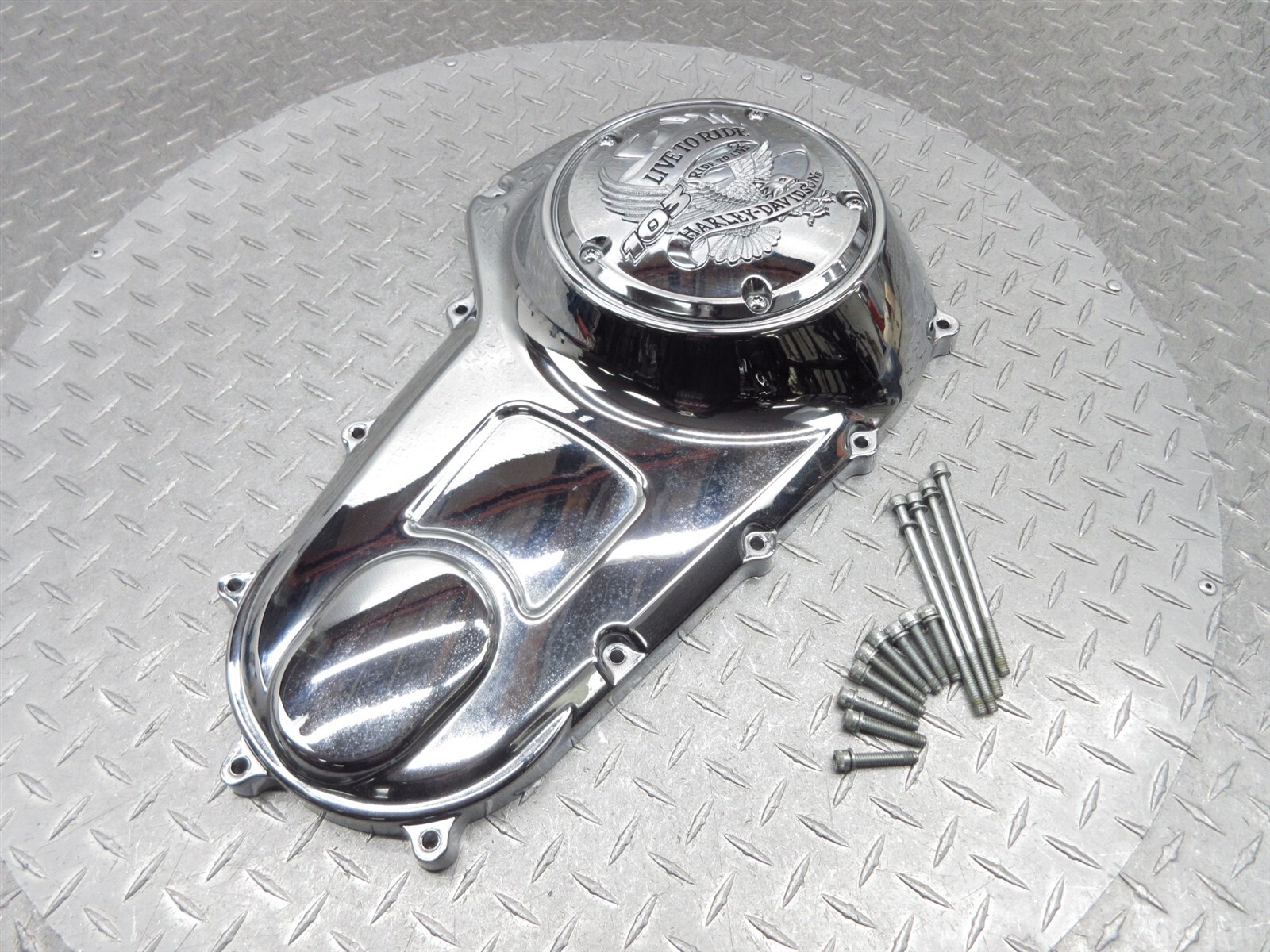 2012 Harley Tri Glide Classic FLHTCUTG Clutch Outer Primary Engine Side Cover