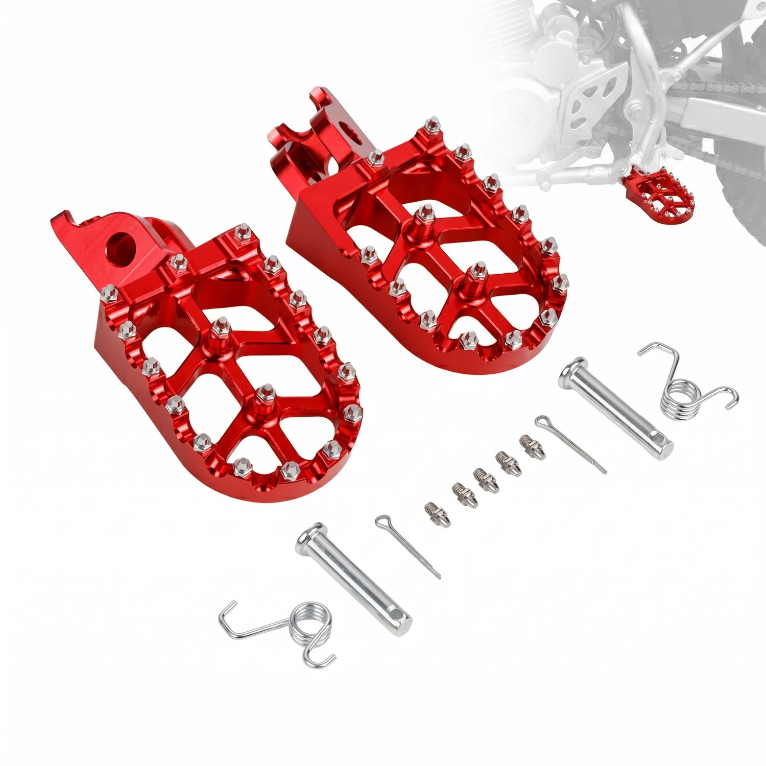 Foot Pegs CNC For CRF150F CRF230F 2003-2019 CRF250F 2019-2024 XR150L 2015-2024