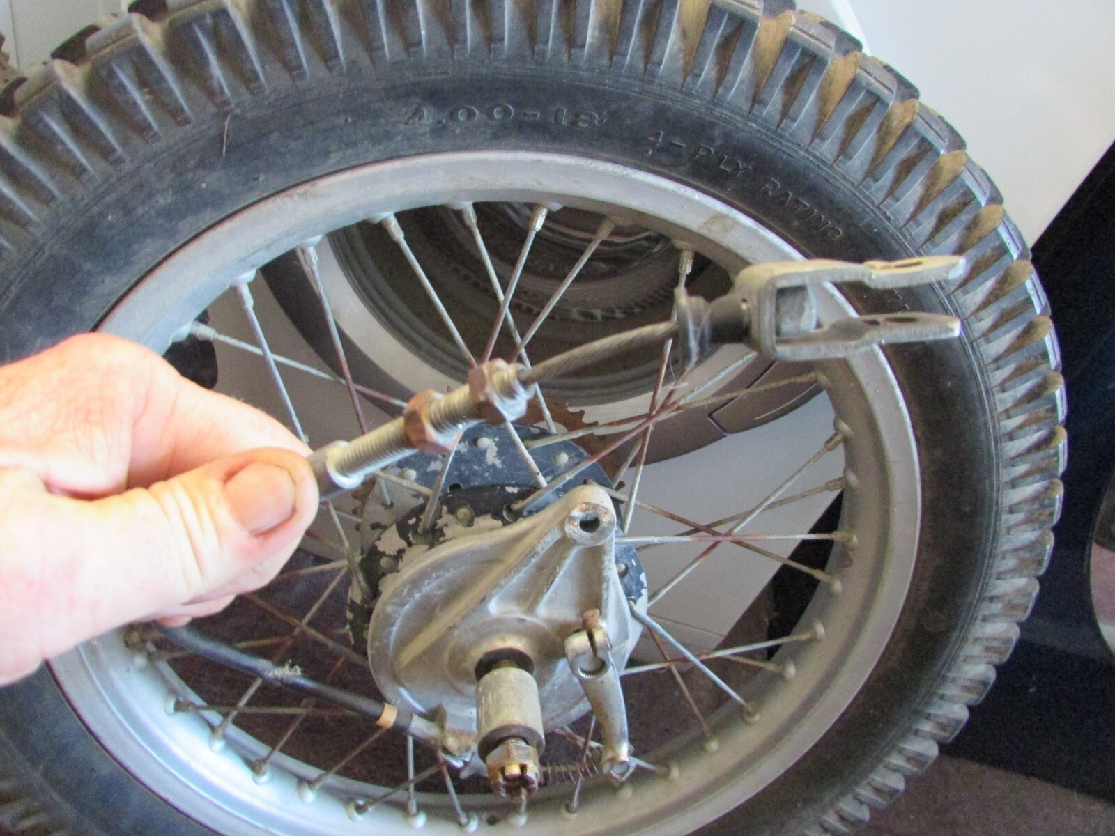 1974 Honda CR125 MT125 Elsinore Rear Wheel Rim 1975 1976 Complete
