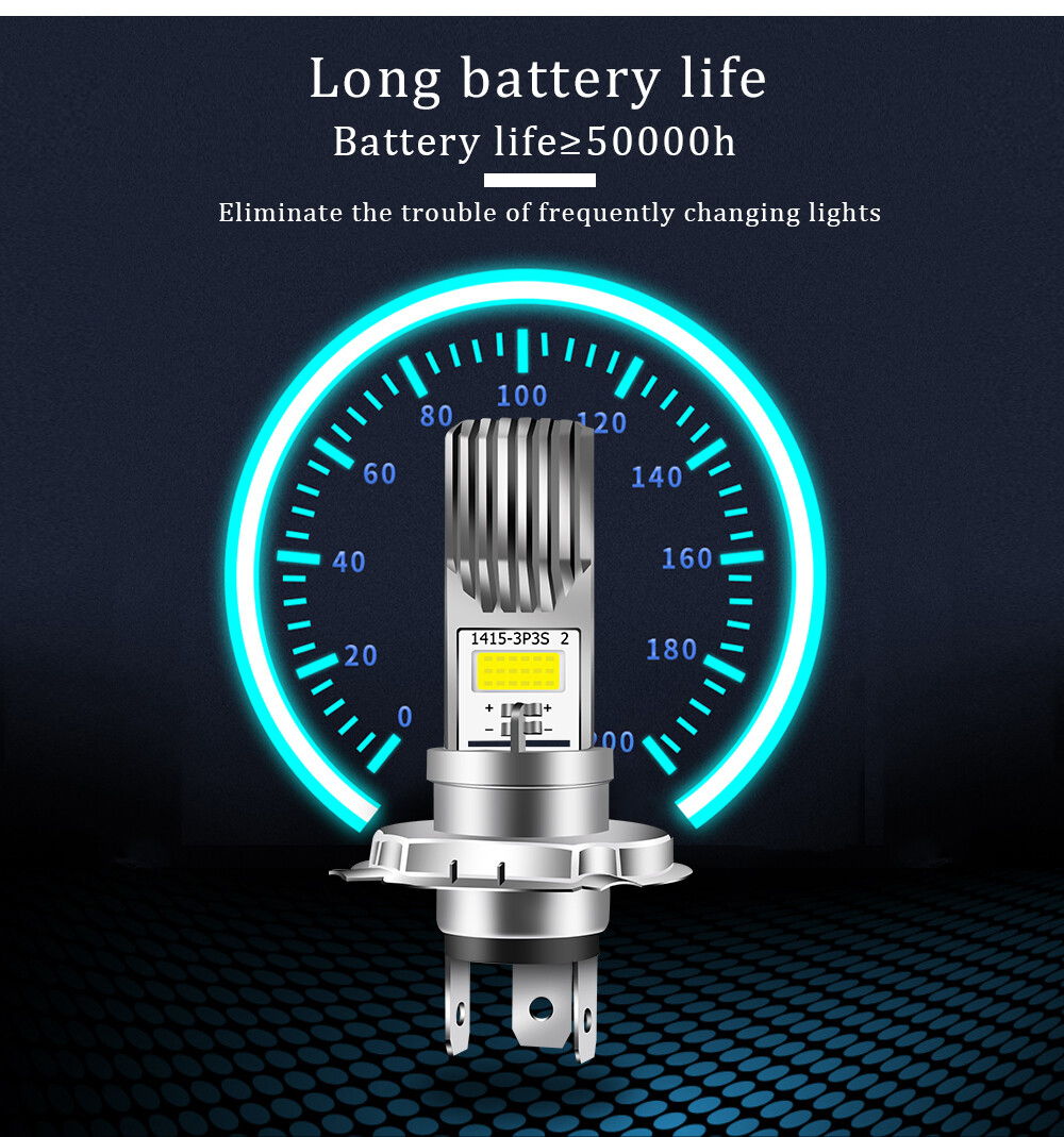 Ultra Hi/Lo 6500K White LED AC/DC Bulb for Yamaha 1ML-84314-00-XX 12V Visibility