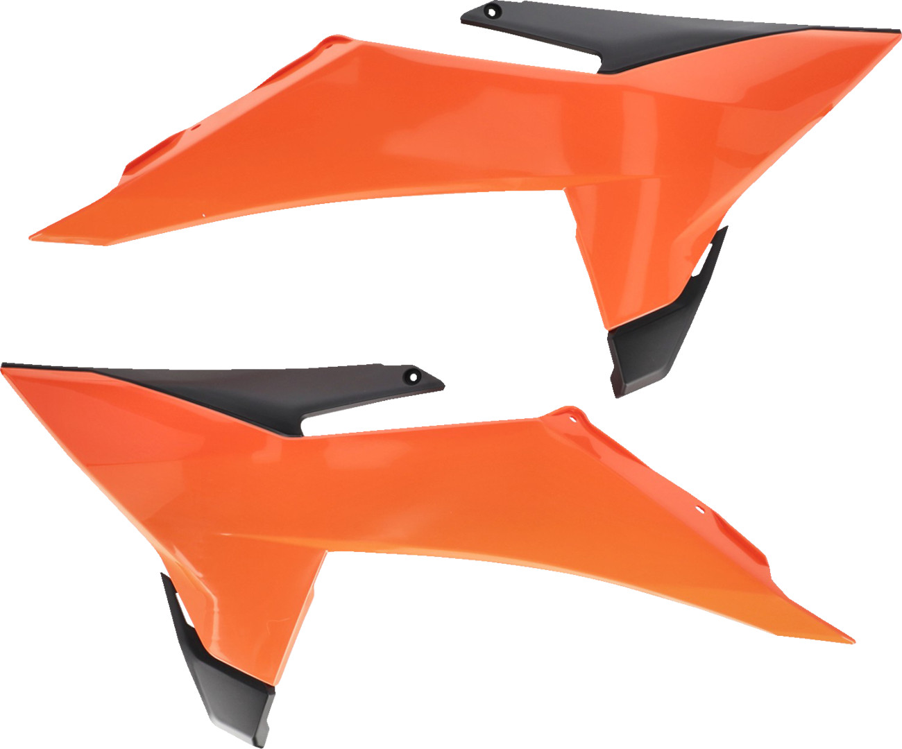 Acerbis Radiator Shroud Orange/Black Pair KTM 2025 SX XC