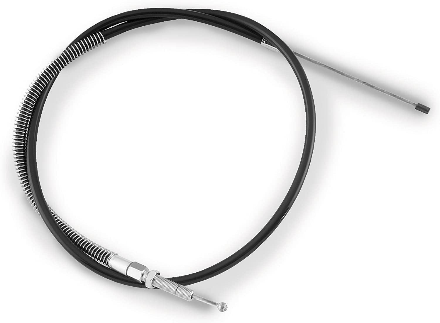 Barnett Black Extended Clutch Cable +16 Inches for Harley-Davidson 4 Speed 71-84