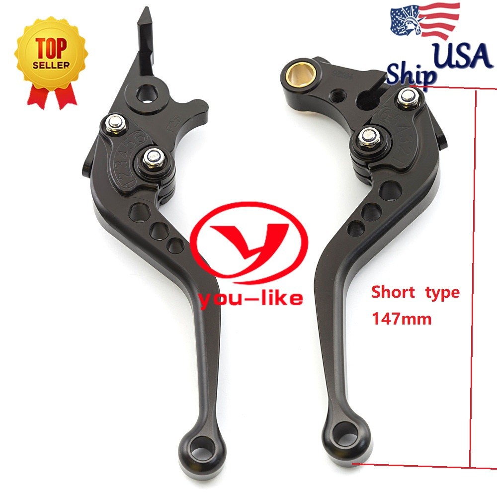 For Kawasaki CNC Short Brake Clutch Levers VERSYS 300X 2017-2020 Z125 2014-2016