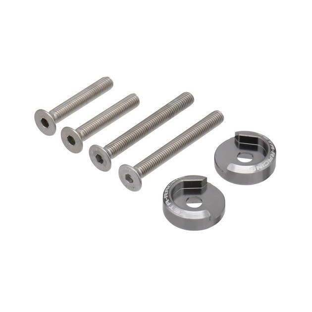 Zeta Armor Handguard Bar End Plugs Titanium