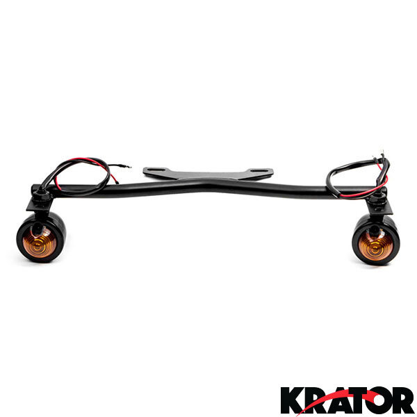 Black Passing Light Bar For Kawasaki Vulcan Classic Nomad Voyager Vaquero 1700