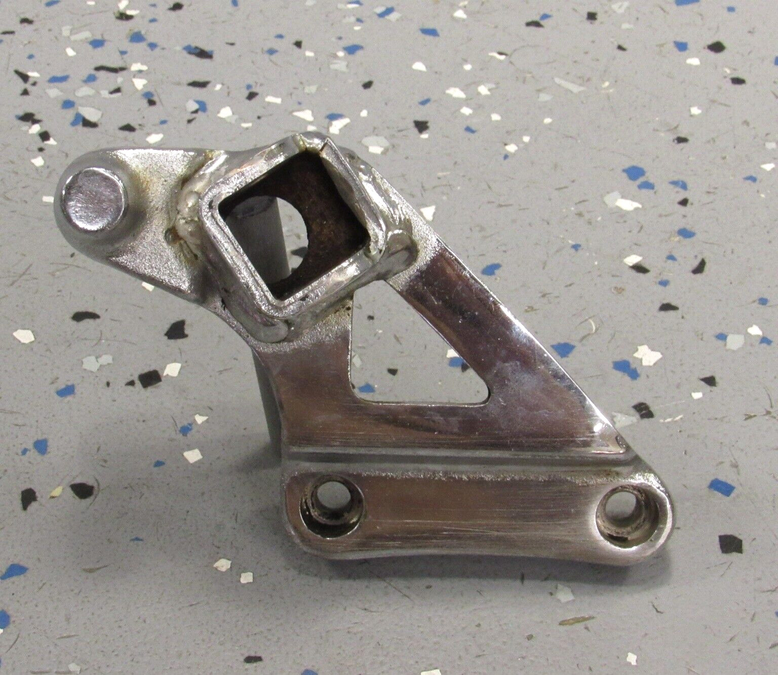 1987 CMX450 LEFT Side Front Driver Foot Peg BRACKET ’87 Rebel 450 Rider Step