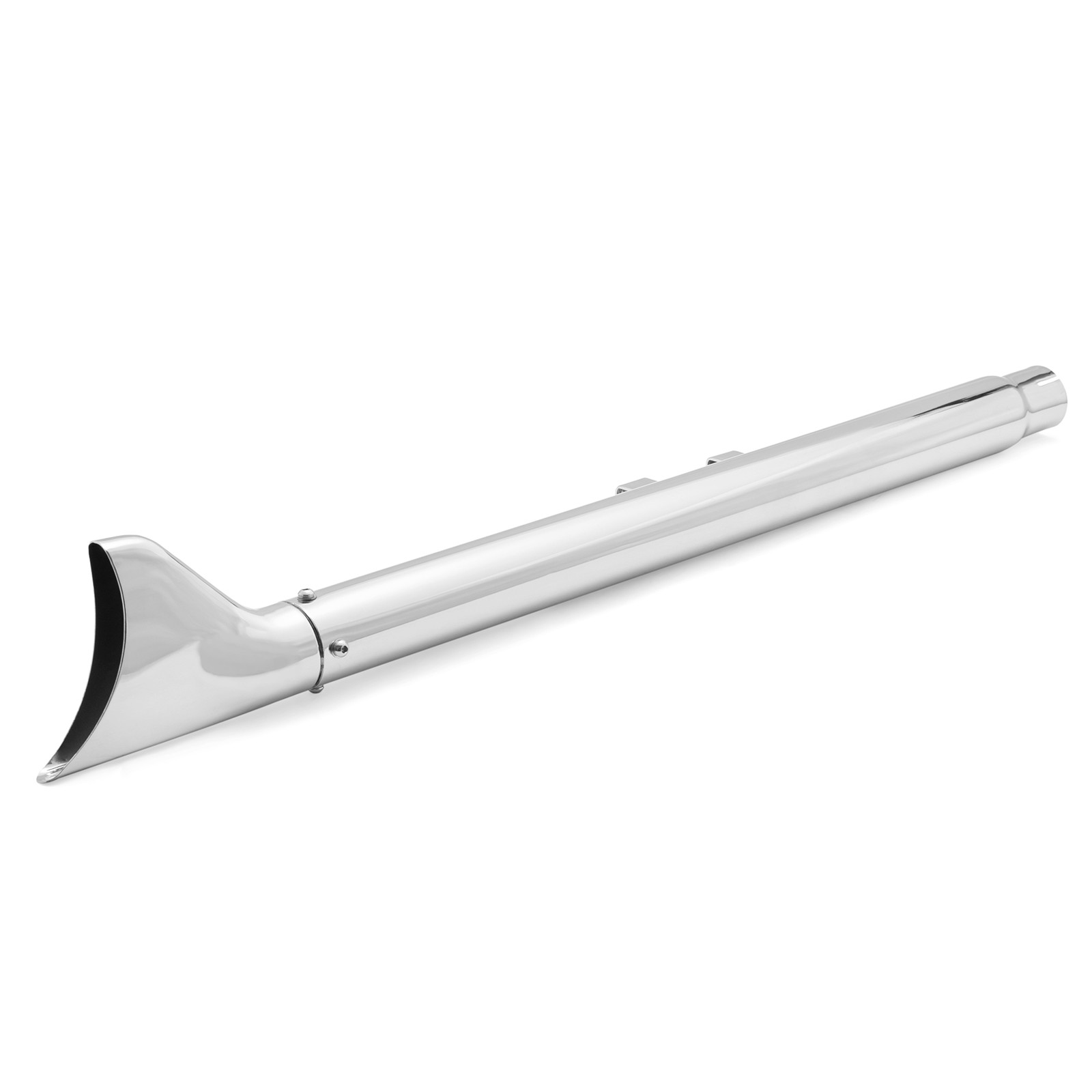 For Harley Softail Deluxe FLSTN 07-2017 2015 33IN. Fishtail Muffler Exhaust Dual