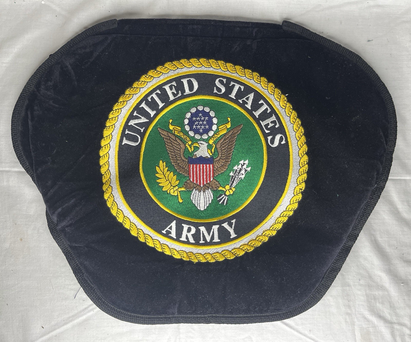 Butt Buffer United States Army Motorcycle Seat Pad Cushion Black