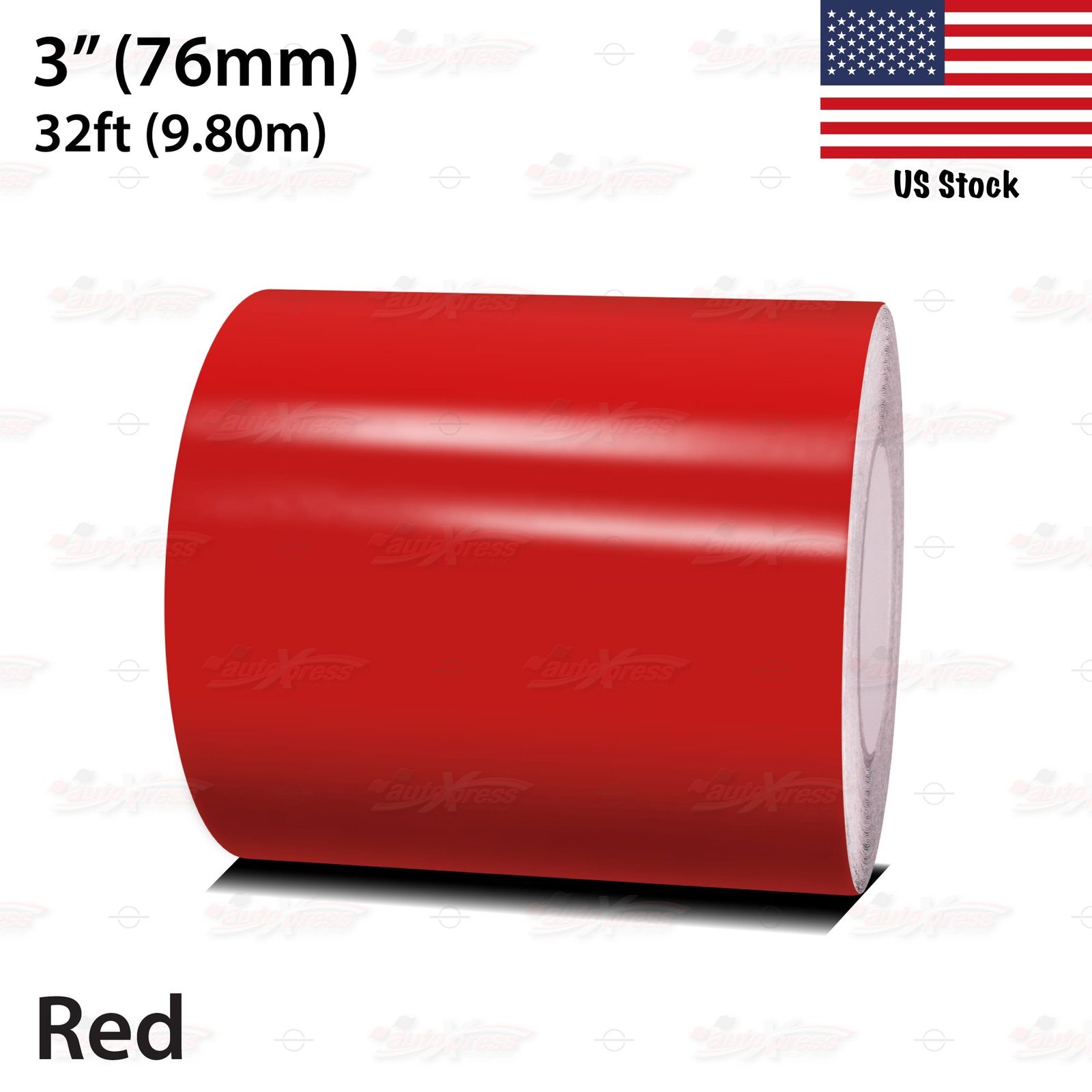 3″ Roll Vinyl Pin Stripe DIY Self Adhesive Line Car Tape Decals Stickers 76mm