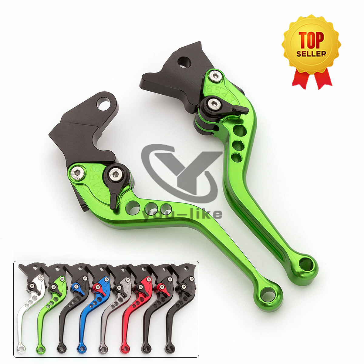 CNC Short/Long Brake Clutch Levers For NINJA 650R/ER-6F/ER-6N 2009-2016 15 14 13