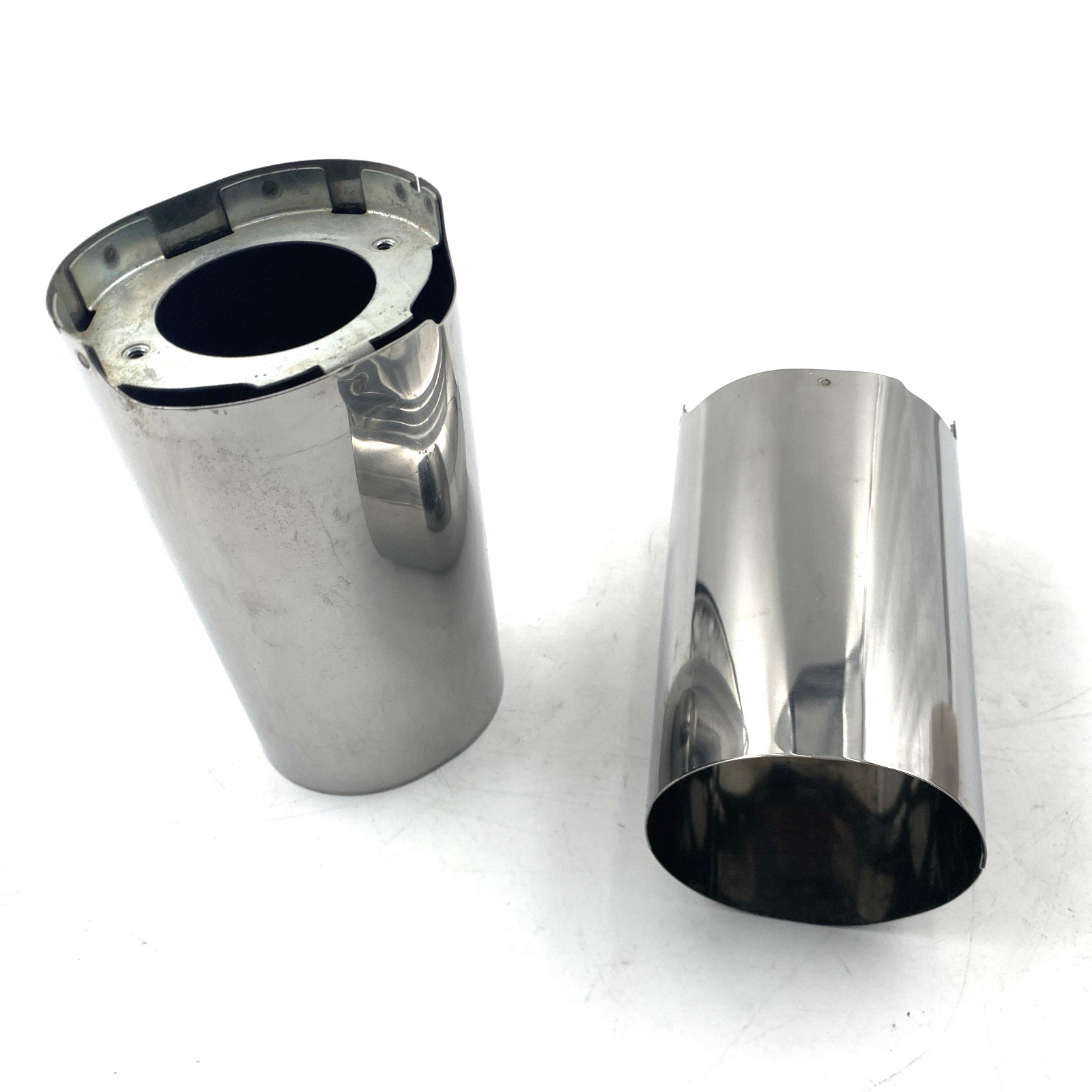 Harley OEM 45800023 Aluminum Upper Fork Slider Covers Cowbell Pair 14-25 Touring