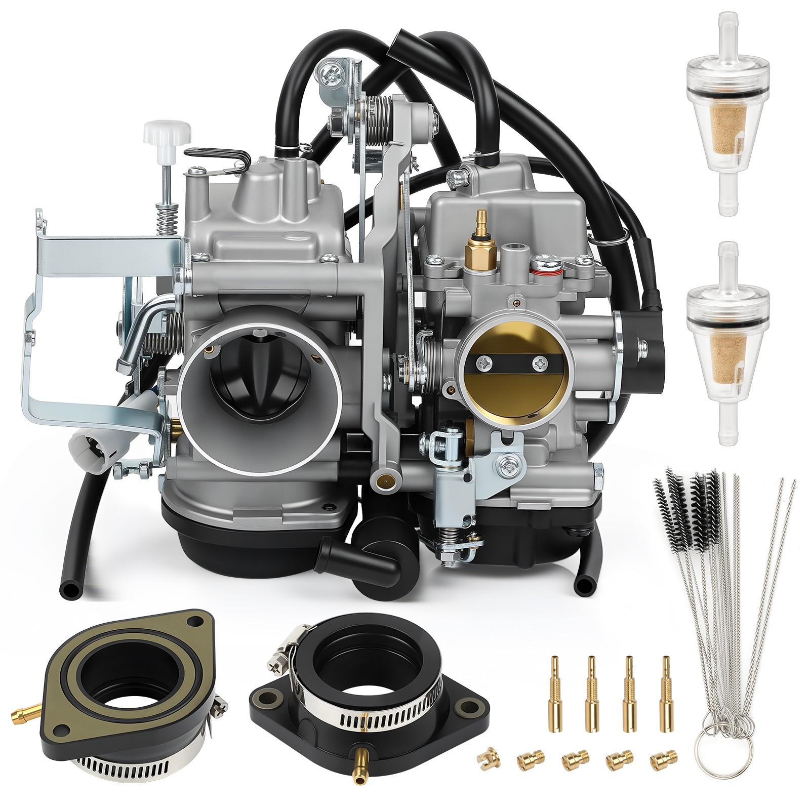 Carb Carburetor Kit for Yamaha V-Star 1100 XVS1100 1999-2005 / # 5EL-14900-21-00